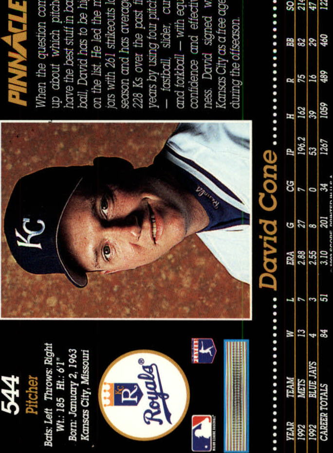 A0984- 1993 Pinnacle Baseball #s 501-620 +Inserts -You Pick- 15+ FREE US SHIP - Picture 89 of 268