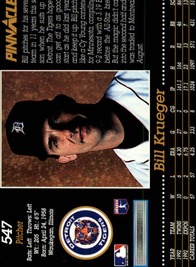 A0984- 1993 Pinnacle Baseball #s 501-620 +Inserts -You Pick- 15+ FREE US SHIP - Picture 95 of 268