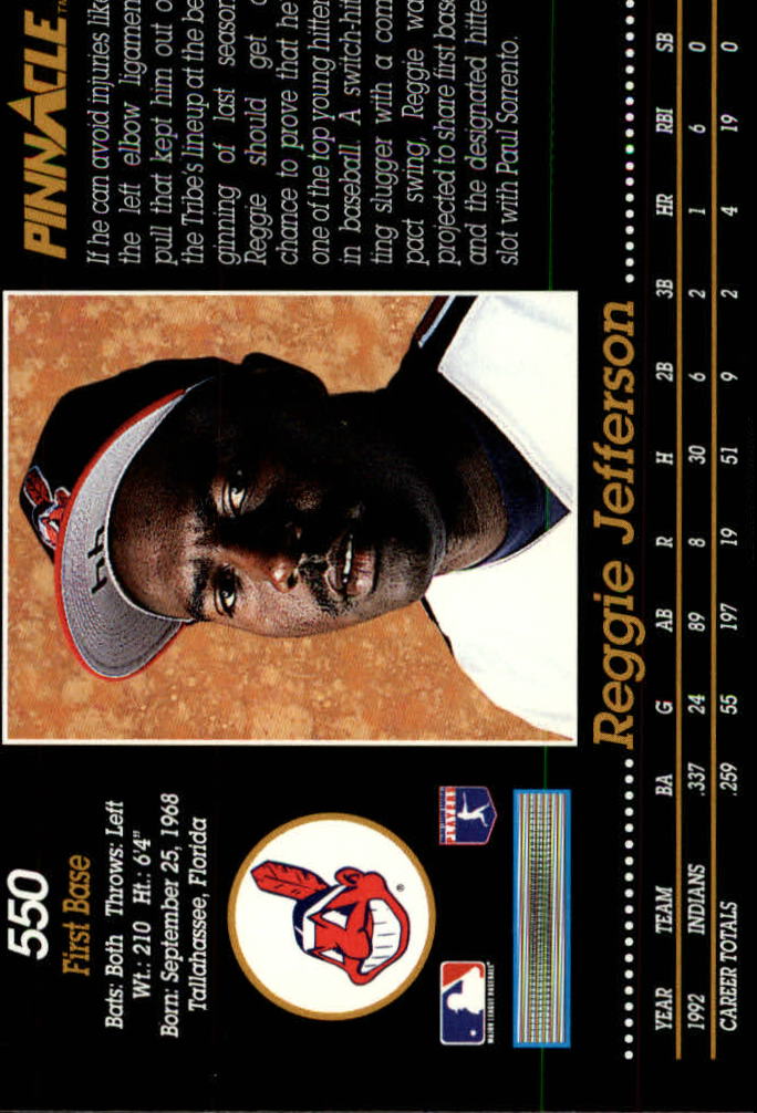 A0984- 1993 Pinnacle Baseball #s 501-620 +Inserts -You Pick- 15+ FREE US SHIP - Picture 101 of 268