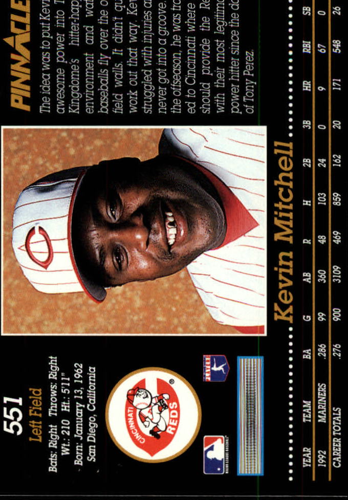 A0984- 1993 Pinnacle Baseball #s 501-620 +Inserts -You Pick- 15+ FREE US SHIP - Picture 103 of 268