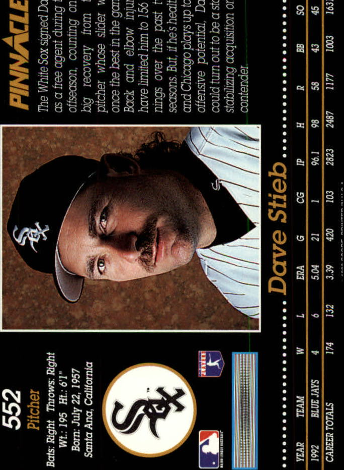 A0984- 1993 Pinnacle Baseball #s 501-620 +Inserts -You Pick- 15+ FREE US SHIP - Picture 105 of 268