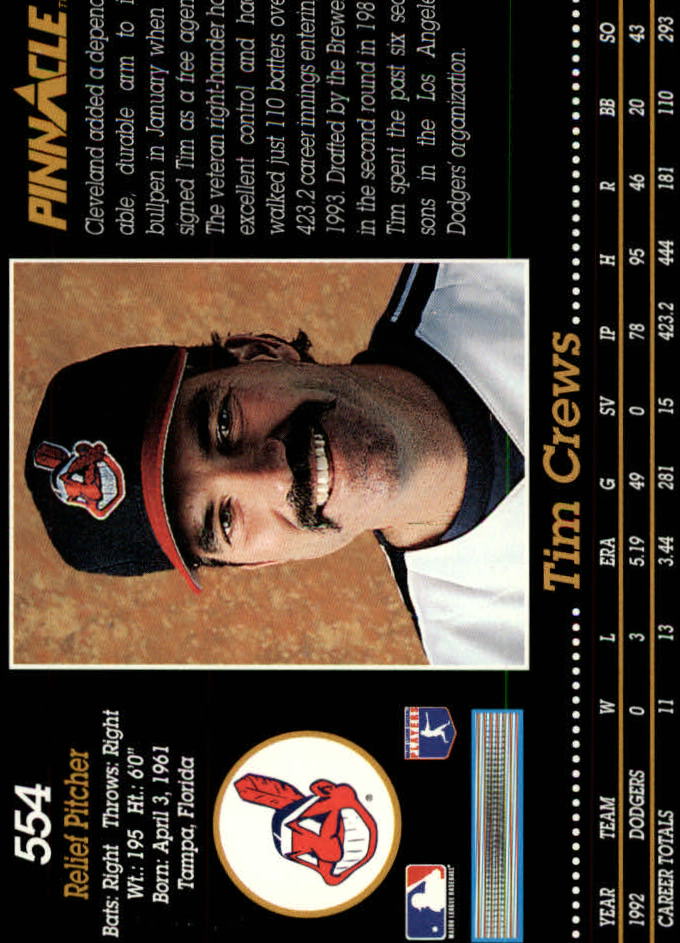 A0984- 1993 Pinnacle Baseball #s 501-620 +Inserts -You Pick- 15+ FREE US SHIP - Picture 109 of 268