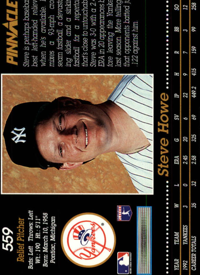 A0984- 1993 Pinnacle Baseball #s 501-620 +Inserts -You Pick- 15+ FREE US SHIP - Picture 119 of 268