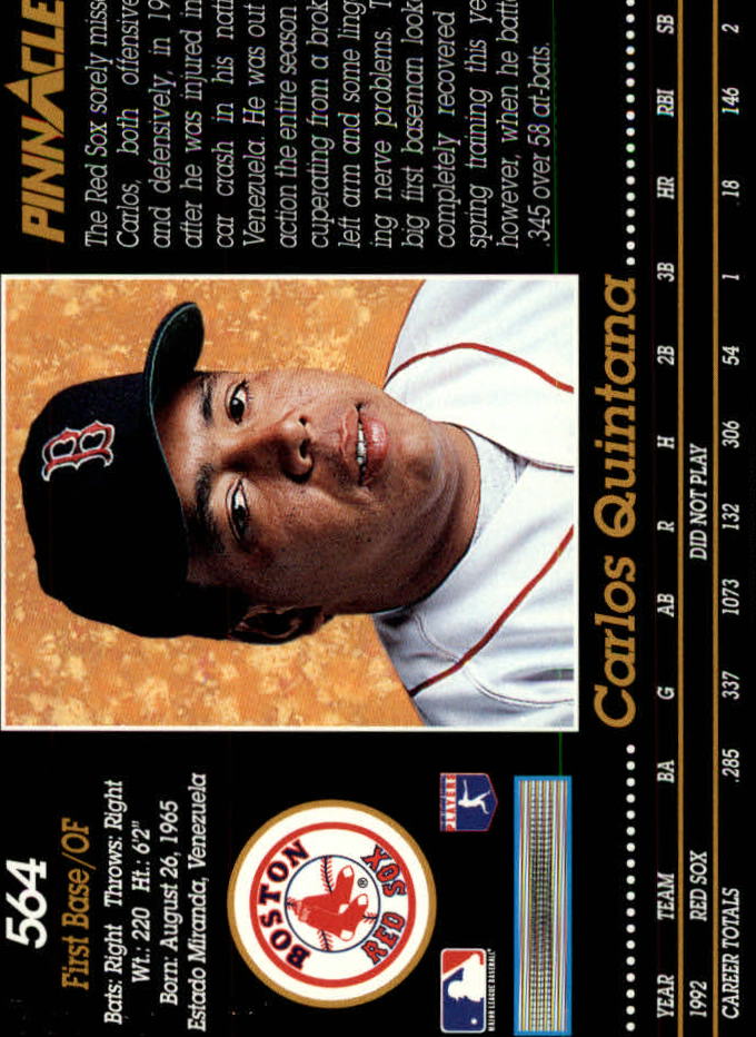 A0984- 1993 Pinnacle Baseball #s 501-620 +Inserts -You Pick- 15+ FREE US SHIP - Picture 129 of 268