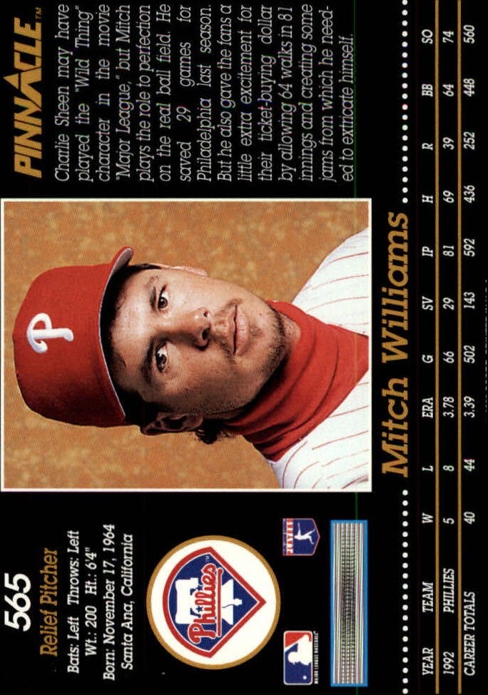 A0984- 1993 Pinnacle Baseball #s 501-620 +Inserts -You Pick- 15+ FREE US SHIP - Picture 131 of 268