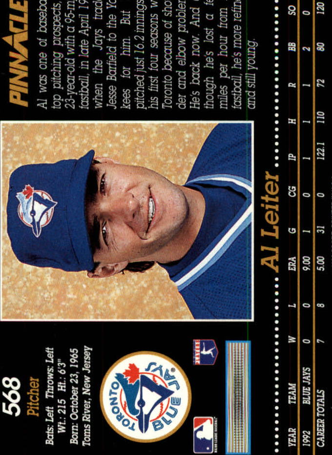 A0984- 1993 Pinnacle Baseball #s 501-620 +Inserts -You Pick- 15+ FREE US SHIP - Picture 137 of 268