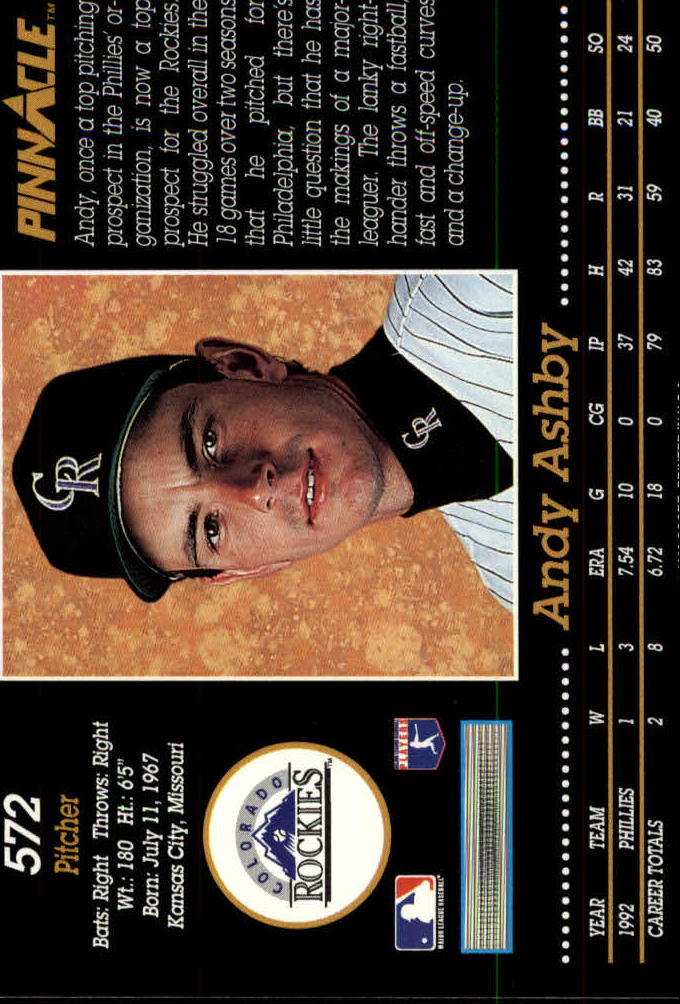 A0984- 1993 Pinnacle Baseball #s 501-620 +Inserts -You Pick- 15+ FREE US SHIP - Picture 145 of 268