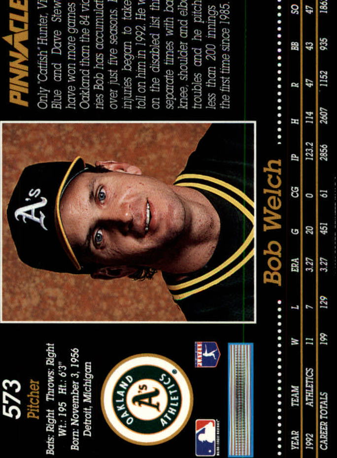 A0984- 1993 Pinnacle Baseball #s 501-620 +Inserts -You Pick- 15+ FREE US SHIP - Picture 147 of 268