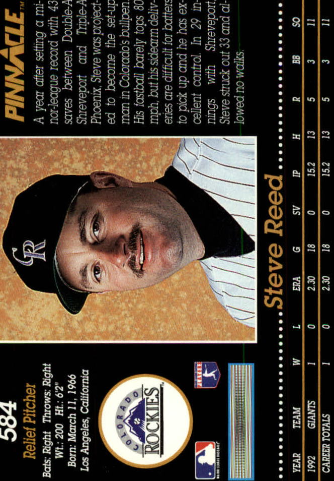 A0984- 1993 Pinnacle Baseball #s 501-620 +Inserts -You Pick- 15+ FREE US SHIP - Picture 169 of 268