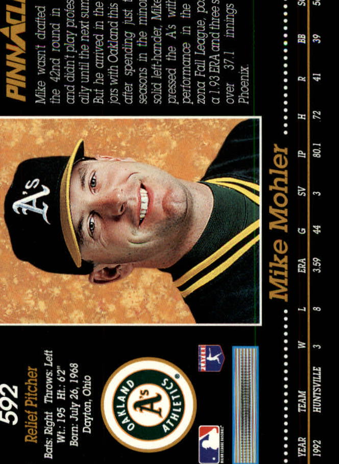 A0984- 1993 Pinnacle Baseball #s 501-620 +Inserts -You Pick- 15+ FREE US SHIP - Picture 185 of 268