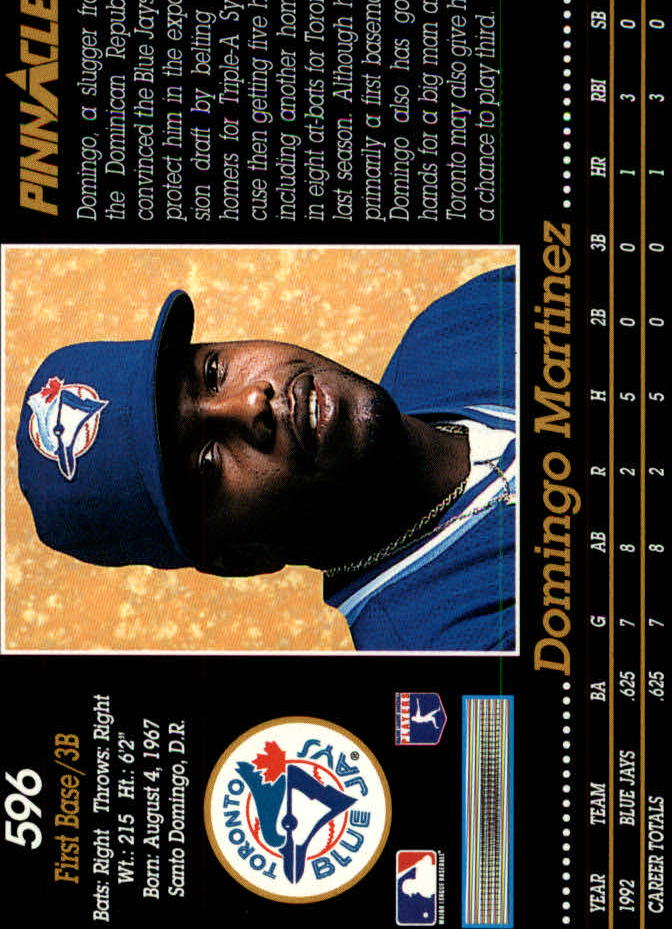 A0984- 1993 Pinnacle Baseball #s 501-620 +Inserts -You Pick- 15+ FREE US SHIP - Picture 193 of 268