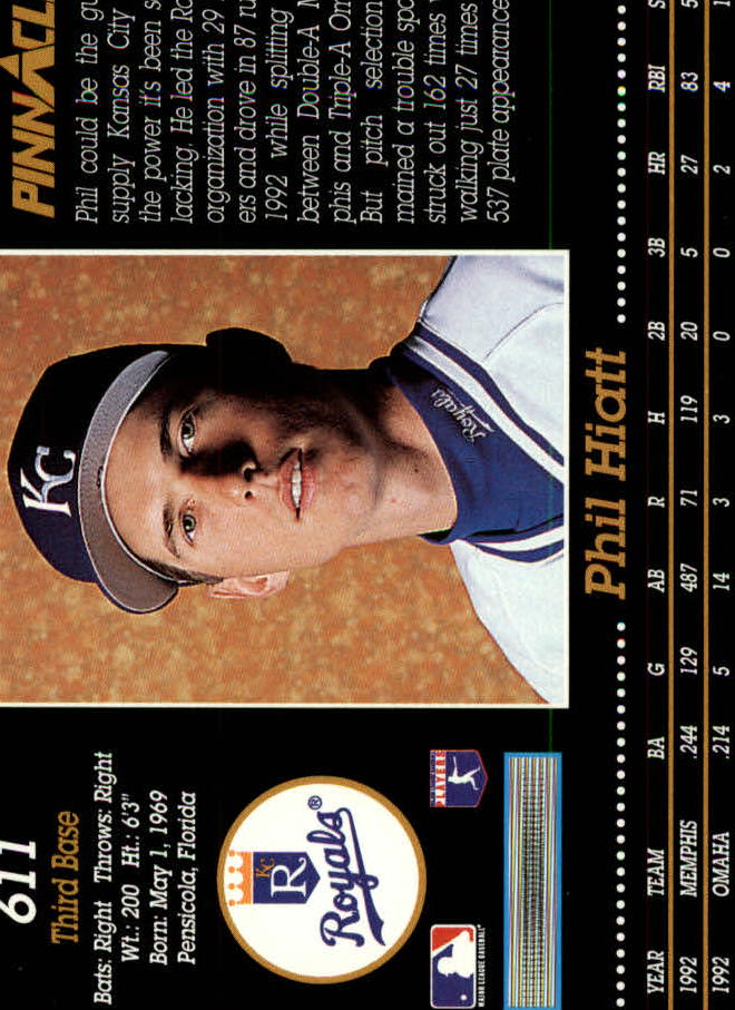 A0984- 1993 Pinnacle Baseball #s 501-620 +Inserts -You Pick- 15+ FREE US SHIP - Picture 223 of 268