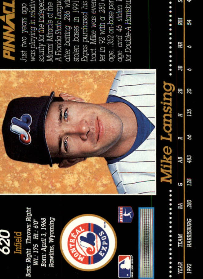 A0984- 1993 Pinnacle Baseball #s 501-620 +Inserts -You Pick- 15+ FREE US SHIP - Picture 241 of 268