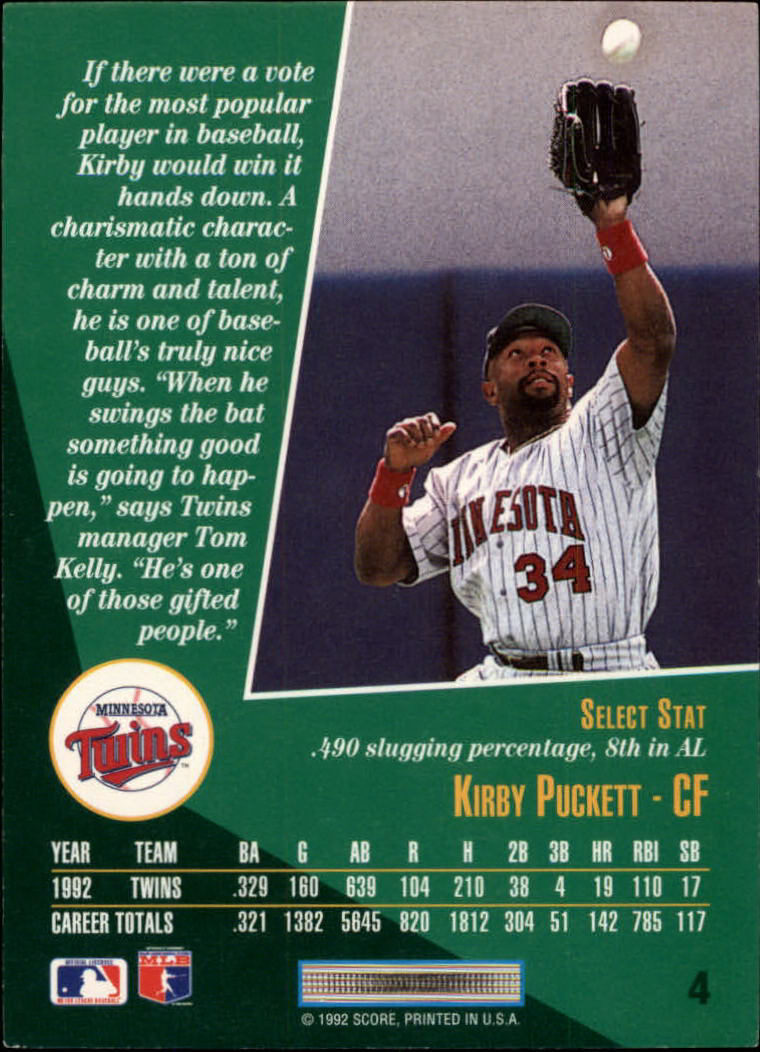 thumbnail 9  - 1993 Select Baseball Card Pick 1-250
