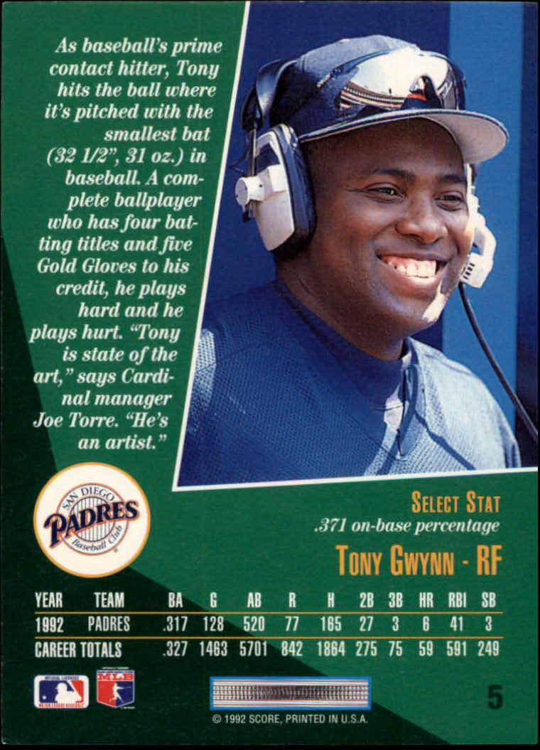 thumbnail 11  - A1080- 1993 Select Baseball Cards 1-250 +Rookies -You Pick- 10+ FREE US SHIP