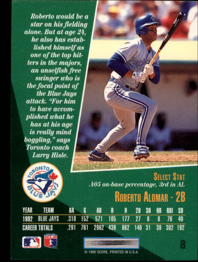 thumbnail 17  - A1080- 1993 Select Baseball Cards 1-250 +Rookies -You Pick- 10+ FREE US SHIP
