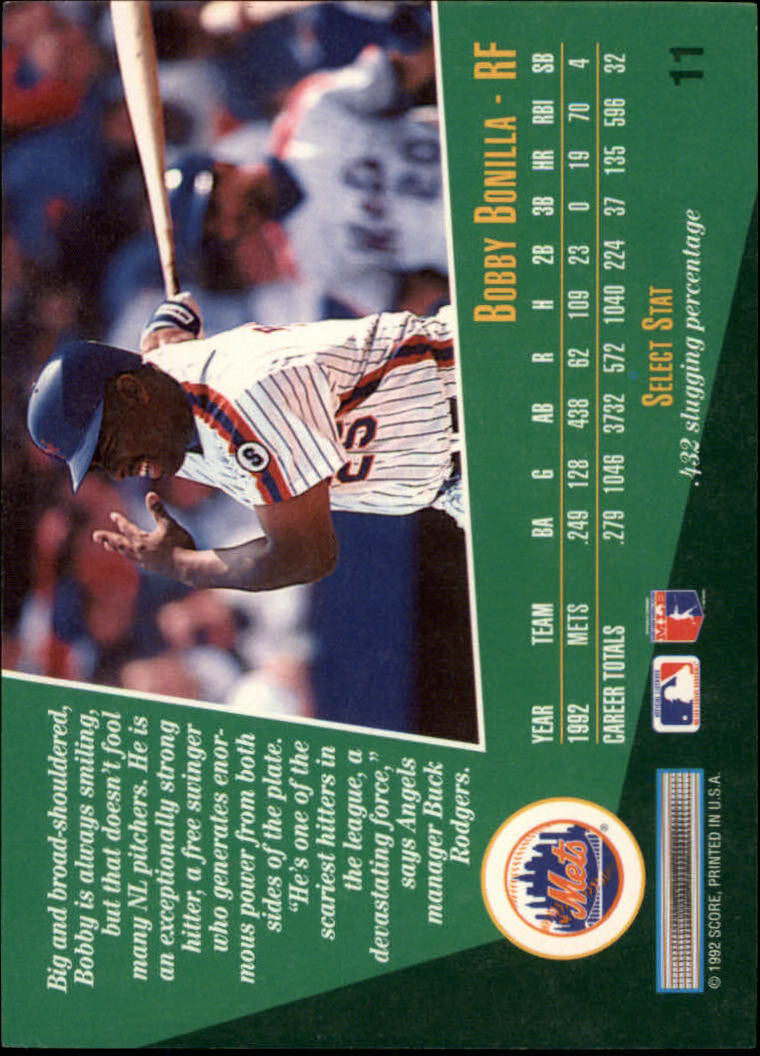 thumbnail 23  - A1080- 1993 Select Baseball Cards 1-250 +Rookies -You Pick- 10+ FREE US SHIP