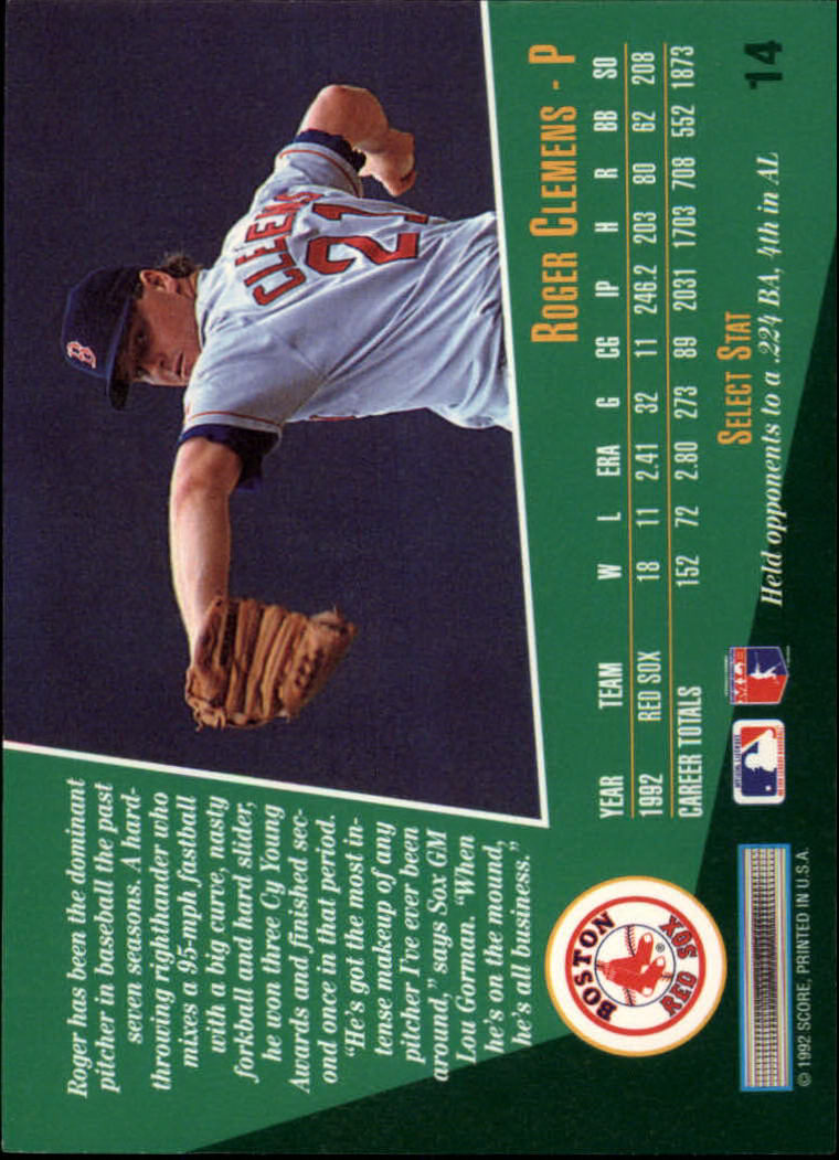 thumbnail 29  - A1080- 1993 Select Baseball Cards 1-250 +Rookies -You Pick- 10+ FREE US SHIP