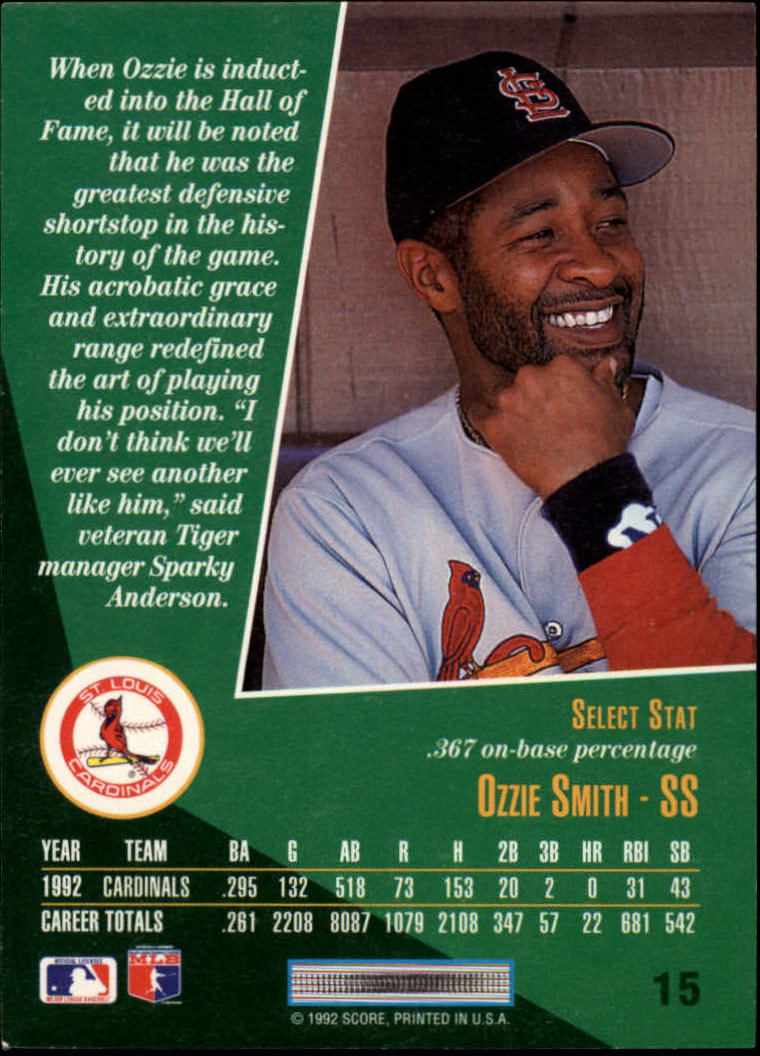 thumbnail 31  - A1080- 1993 Select Baseball Cards 1-250 +Rookies -You Pick- 10+ FREE US SHIP