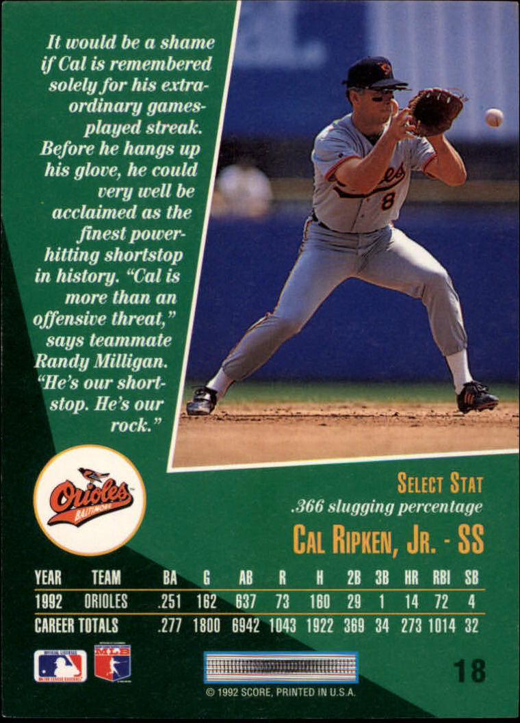 thumbnail 35  - A1080- 1993 Select Baseball Cards 1-250 +Rookies -You Pick- 10+ FREE US SHIP