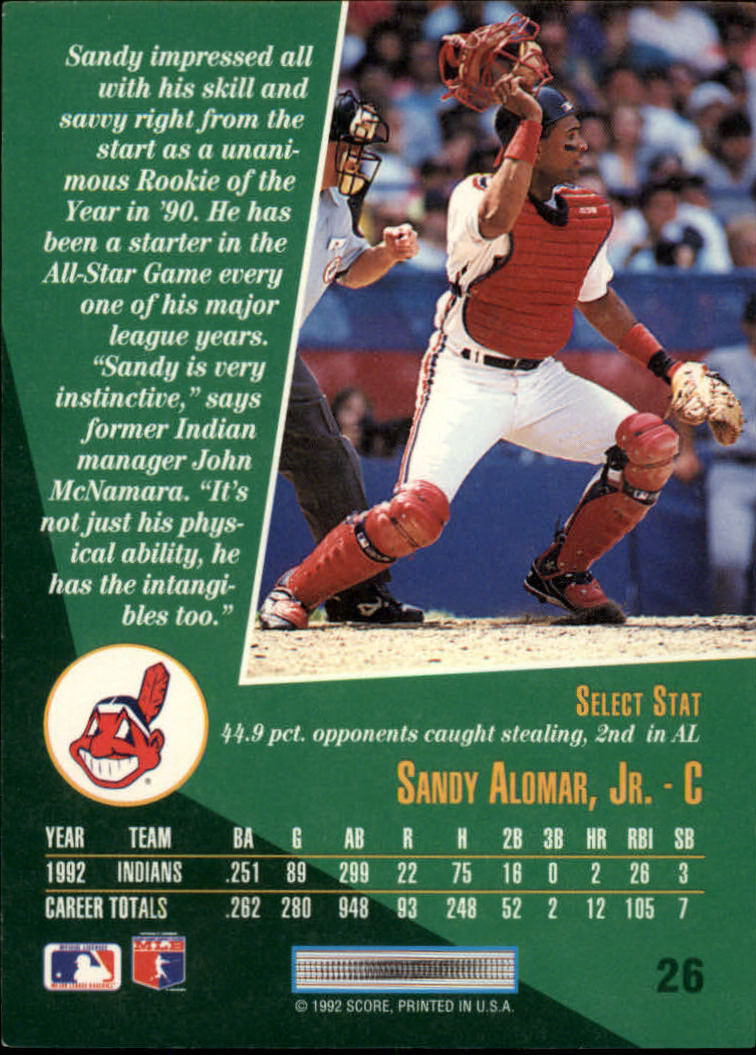 thumbnail 35  - 1993 Select Baseball (Cards 1-200) (Pick Your Cards)