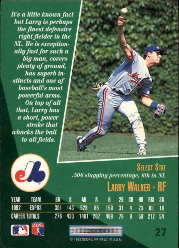 thumbnail 37  - 1993 Select Baseball (Cards 1-200) (Pick Your Cards)