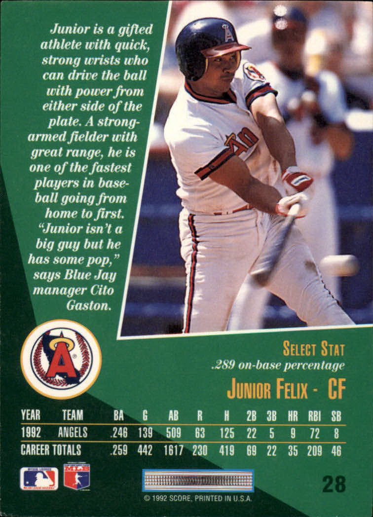 thumbnail 55  - A1080- 1993 Select Baseball Cards 1-250 +Rookies -You Pick- 10+ FREE US SHIP