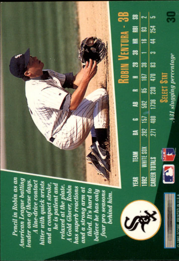 thumbnail 59  - A1080- 1993 Select Baseball Cards 1-250 +Rookies -You Pick- 10+ FREE US SHIP