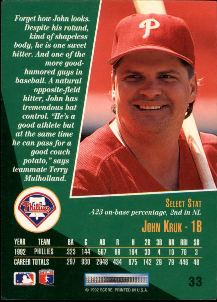 thumbnail 65  - A1080- 1993 Select Baseball Cards 1-250 +Rookies -You Pick- 10+ FREE US SHIP