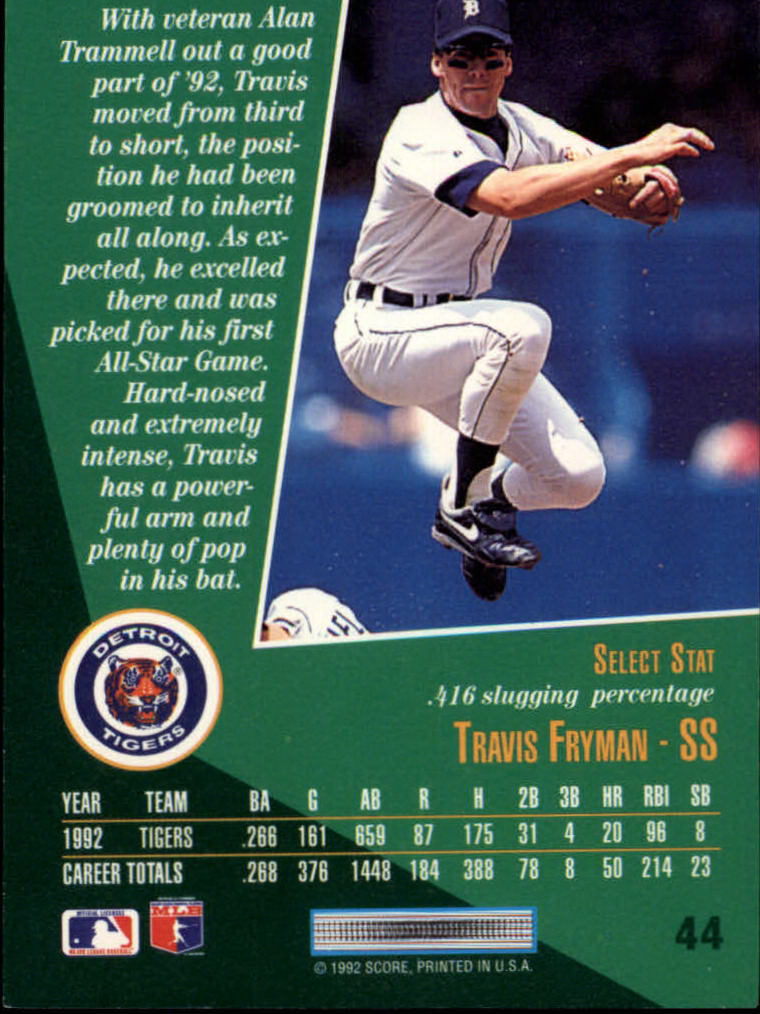 thumbnail 87  - A1080- 1993 Select Baseball Cards 1-250 +Rookies -You Pick- 10+ FREE US SHIP