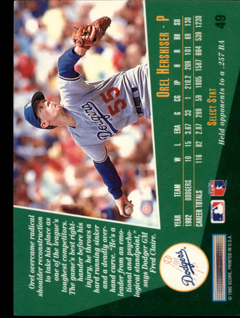 thumbnail 75  - 1993 Select Baseball (Cards 1-200) (Pick Your Cards)