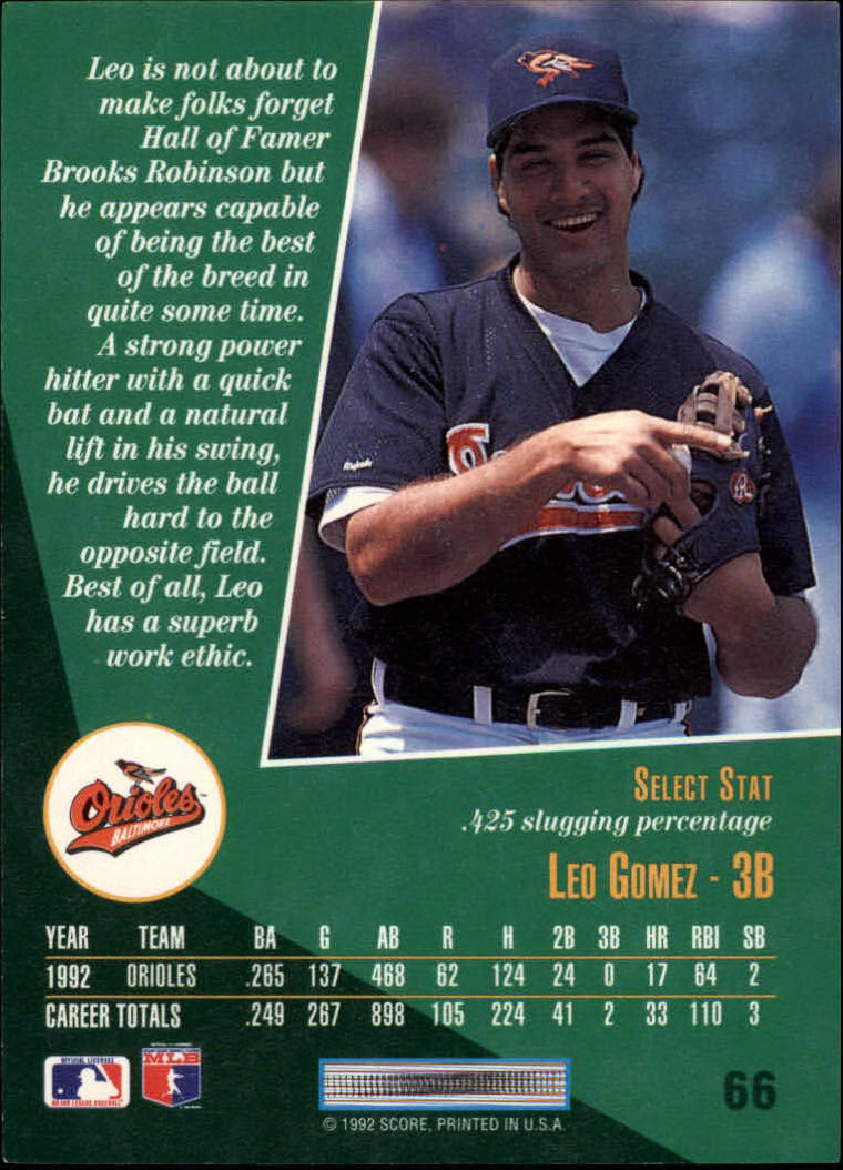 thumbnail 131  - 1993 Select Baseball Card Pick 1-250
