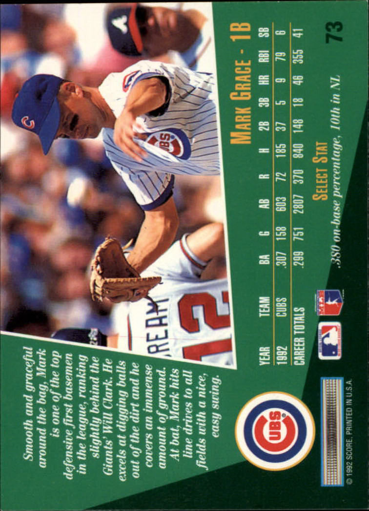 thumbnail 107  - 1993 Select Baseball (Cards 1-200) (Pick Your Cards)