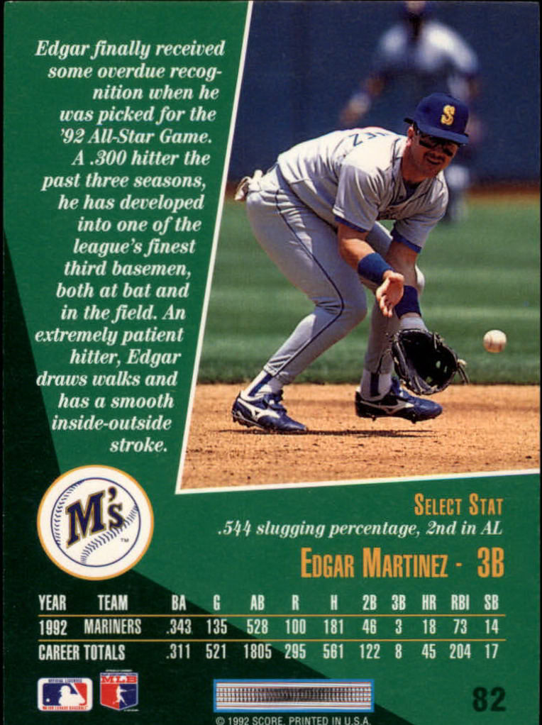 thumbnail 161  - A1080- 1993 Select Baseball Cards 1-250 +Rookies -You Pick- 10+ FREE US SHIP