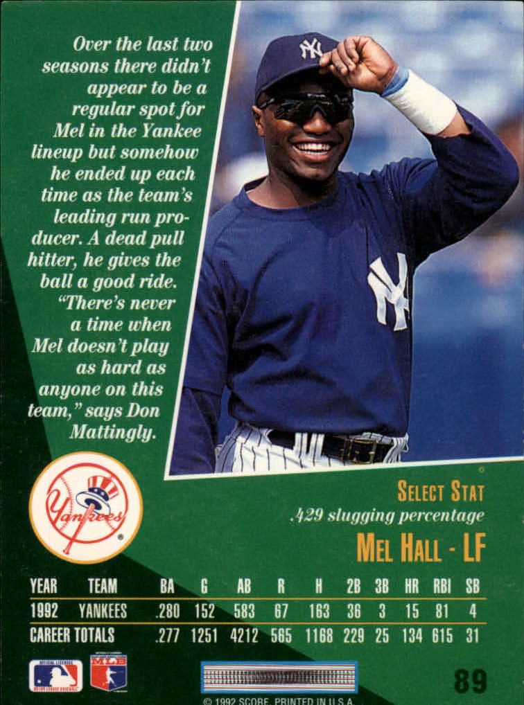 thumbnail 175  - A1080- 1993 Select Baseball Cards 1-250 +Rookies -You Pick- 10+ FREE US SHIP