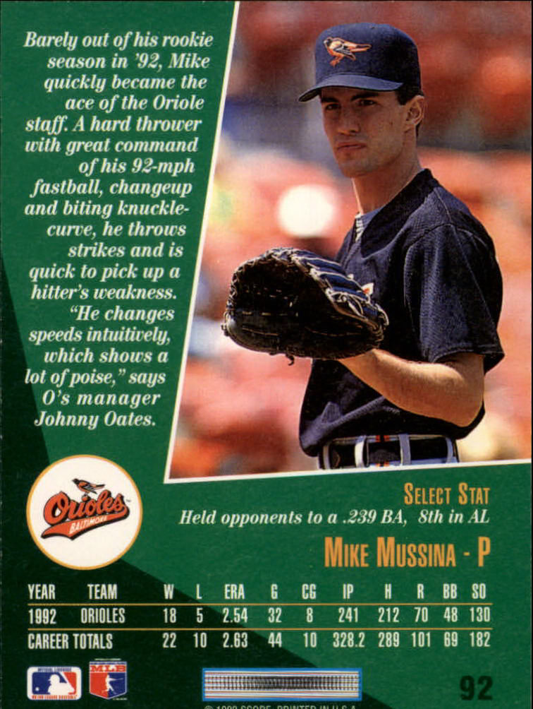 thumbnail 133  - 1993 Select Baseball (Cards 1-200) (Pick Your Cards)