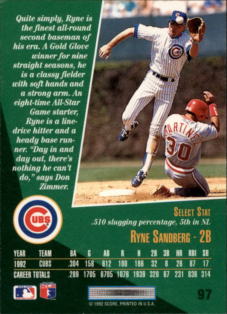 thumbnail 191  - A1080- 1993 Select Baseball Cards 1-250 +Rookies -You Pick- 10+ FREE US SHIP