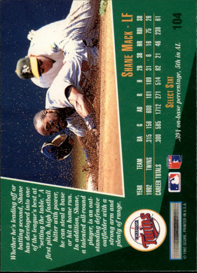 thumbnail 149  - 1993 Select Baseball (Cards 1-200) (Pick Your Cards)