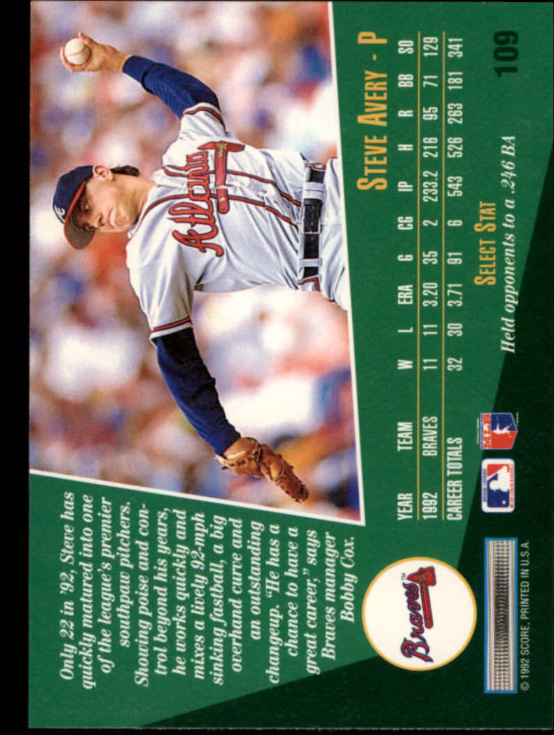 thumbnail 213  - A1080- 1993 Select Baseball Cards 1-250 +Rookies -You Pick- 10+ FREE US SHIP
