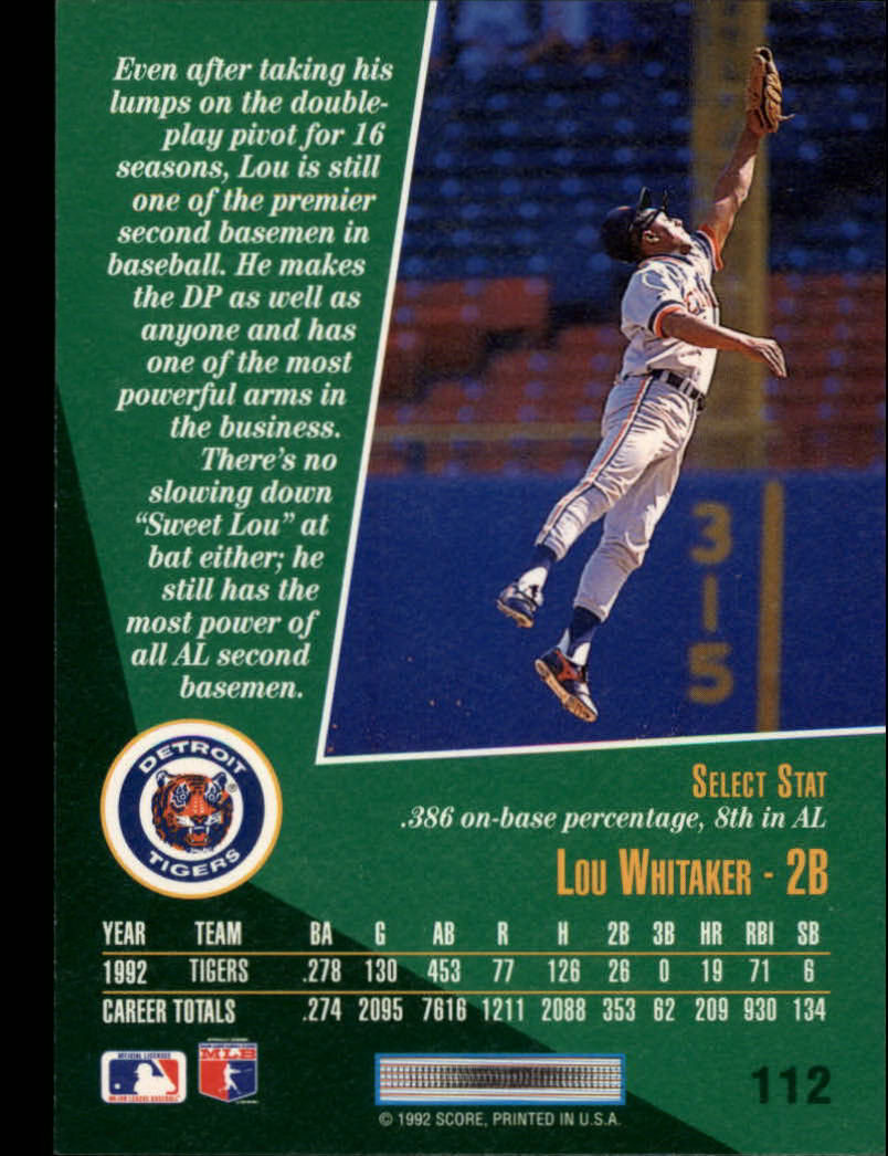 thumbnail 159  - 1993 Select Baseball (Cards 1-200) (Pick Your Cards)