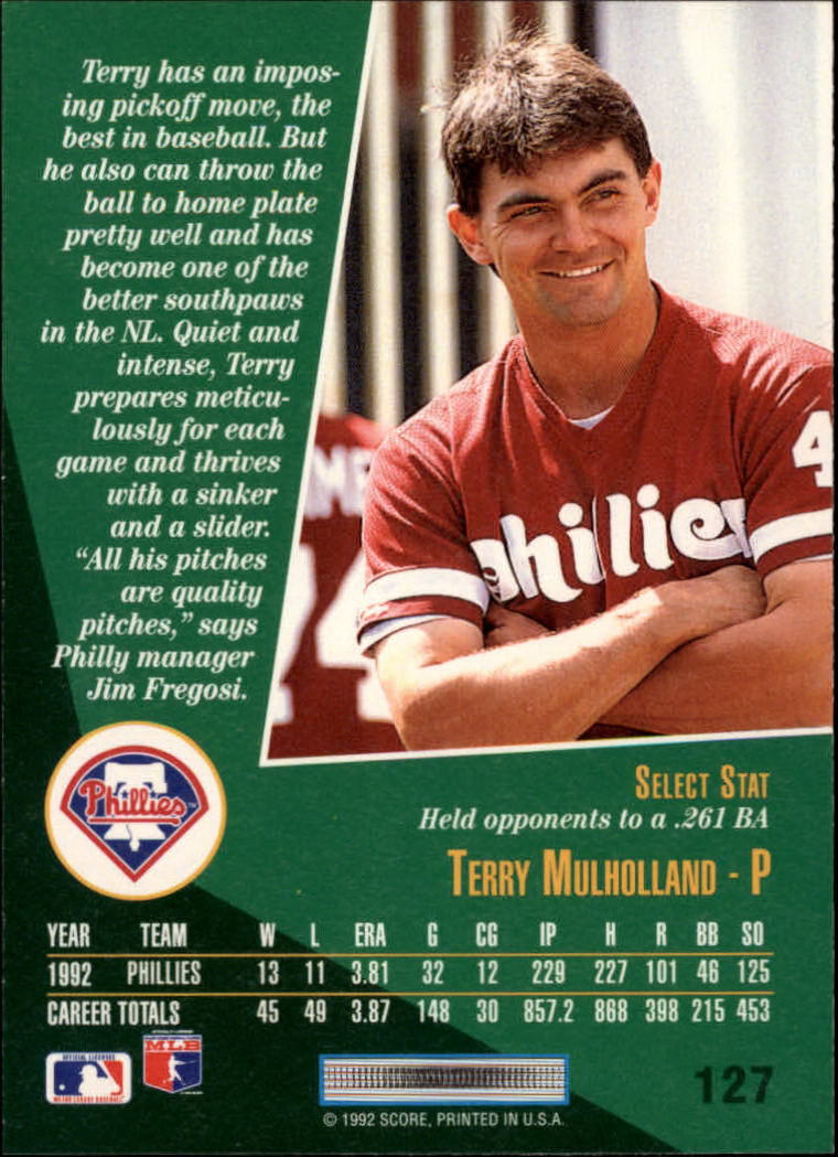 thumbnail 187  - 1993 Select Baseball (Cards 1-200) (Pick Your Cards)