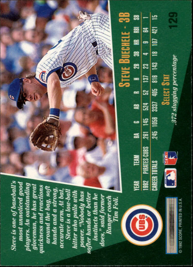 thumbnail 257  - 1993 Select Baseball Card Pick 1-250