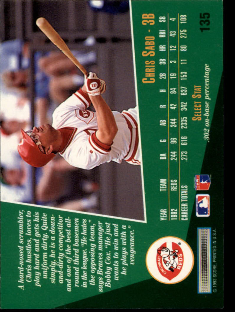 thumbnail 265  - A1080- 1993 Select Baseball Cards 1-250 +Rookies -You Pick- 10+ FREE US SHIP
