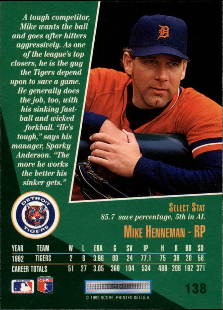 thumbnail 205  - 1993 Select Baseball (Cards 1-200) (Pick Your Cards)