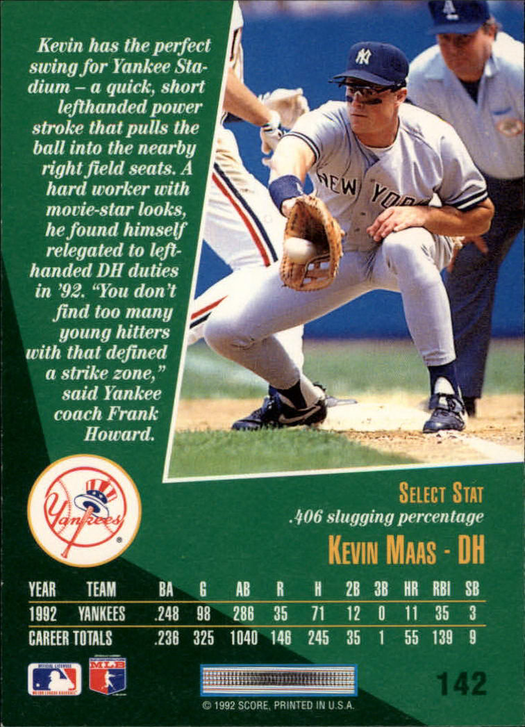 thumbnail 279  - A1080- 1993 Select Baseball Cards 1-250 +Rookies -You Pick- 10+ FREE US SHIP