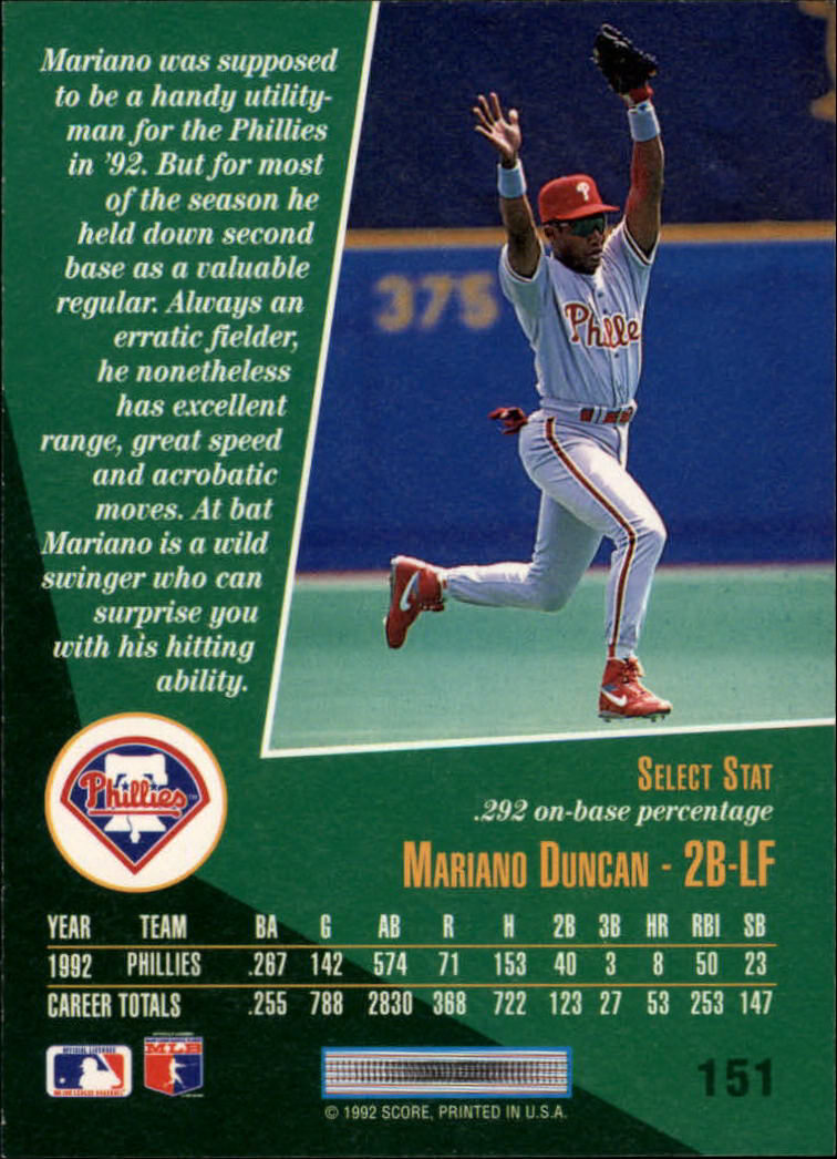 thumbnail 301  - 1993 Select Baseball Card Pick 1-250