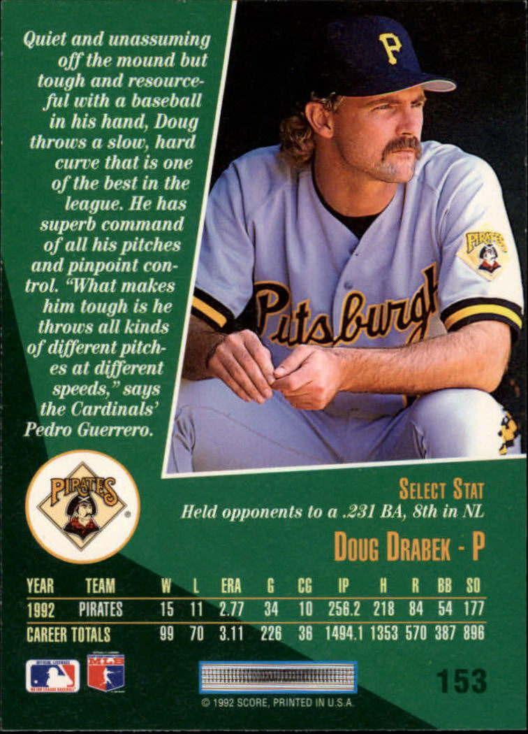 thumbnail 301  - A1080- 1993 Select Baseball Cards 1-250 +Rookies -You Pick- 10+ FREE US SHIP