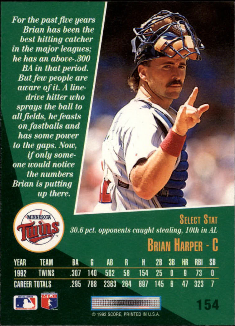 thumbnail 307  - 1993 Select Baseball Card Pick 1-250