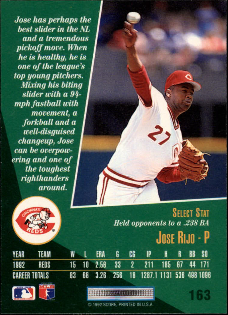 thumbnail 321  - A1080- 1993 Select Baseball Cards 1-250 +Rookies -You Pick- 10+ FREE US SHIP