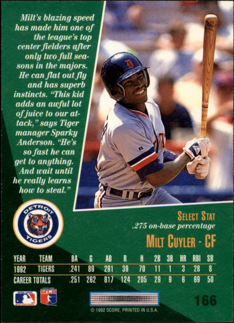 thumbnail 327  - A1080- 1993 Select Baseball Cards 1-250 +Rookies -You Pick- 10+ FREE US SHIP